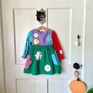 Mini Boden Lilac Corduroy Dress